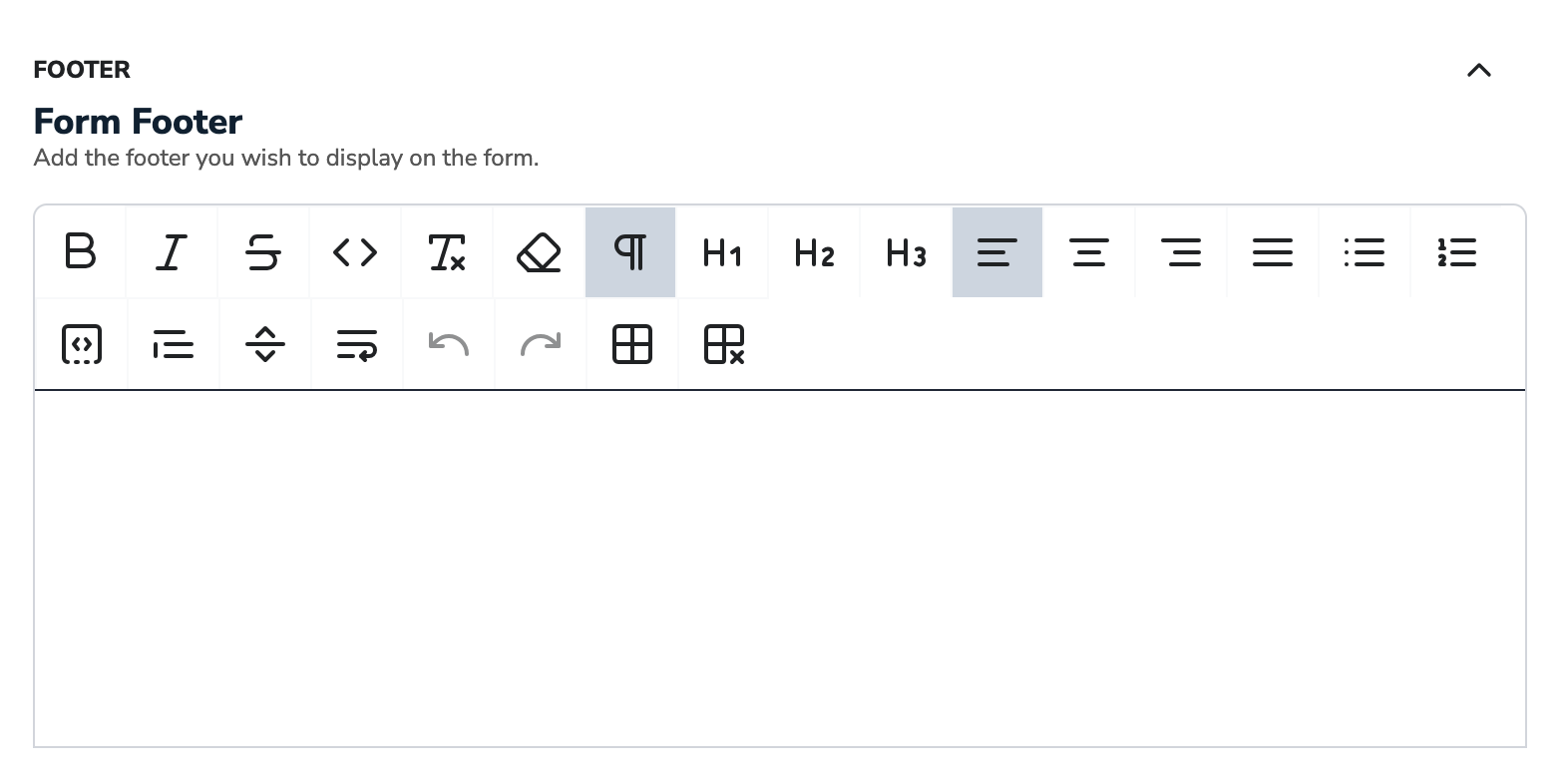 Forms Footer Forms Footer