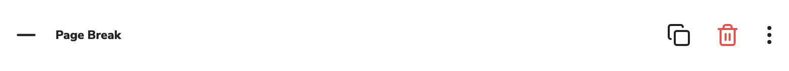 Forms Page Break Block Forms Page Break Block